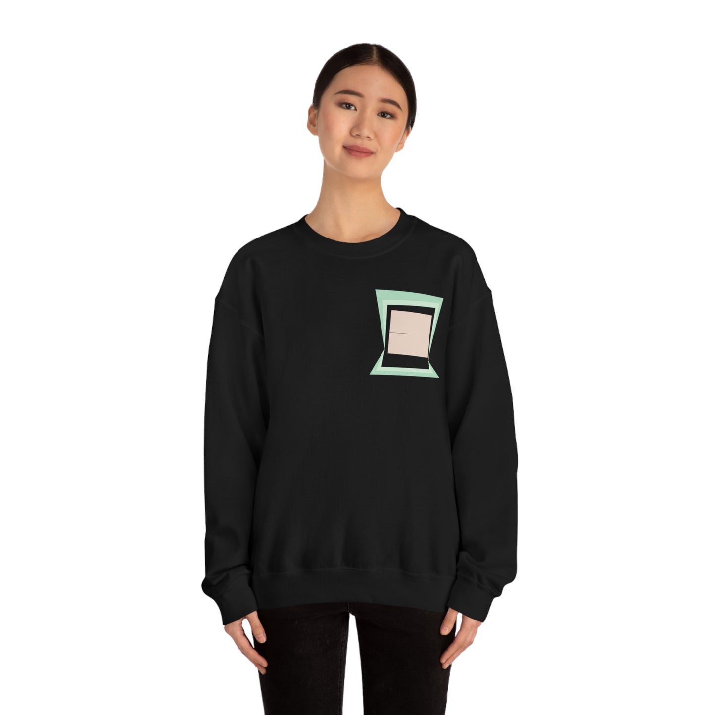 MINIMAL SHAPES 100 - Unisex Heavy Blend™ Crewneck Sweatshirt