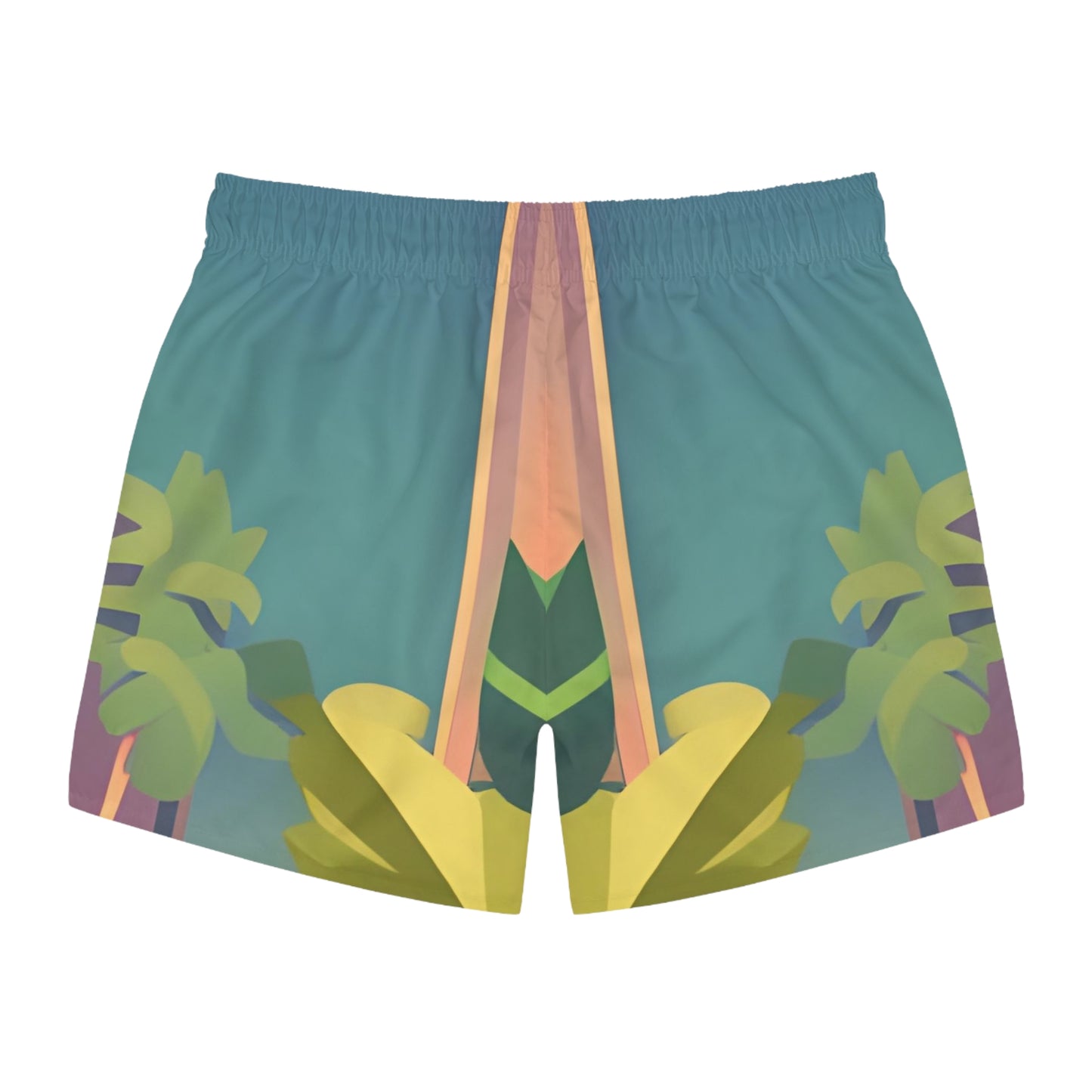 TROPICAL SIMPLE CITY 101.2 - Swim Trunks (AOP)