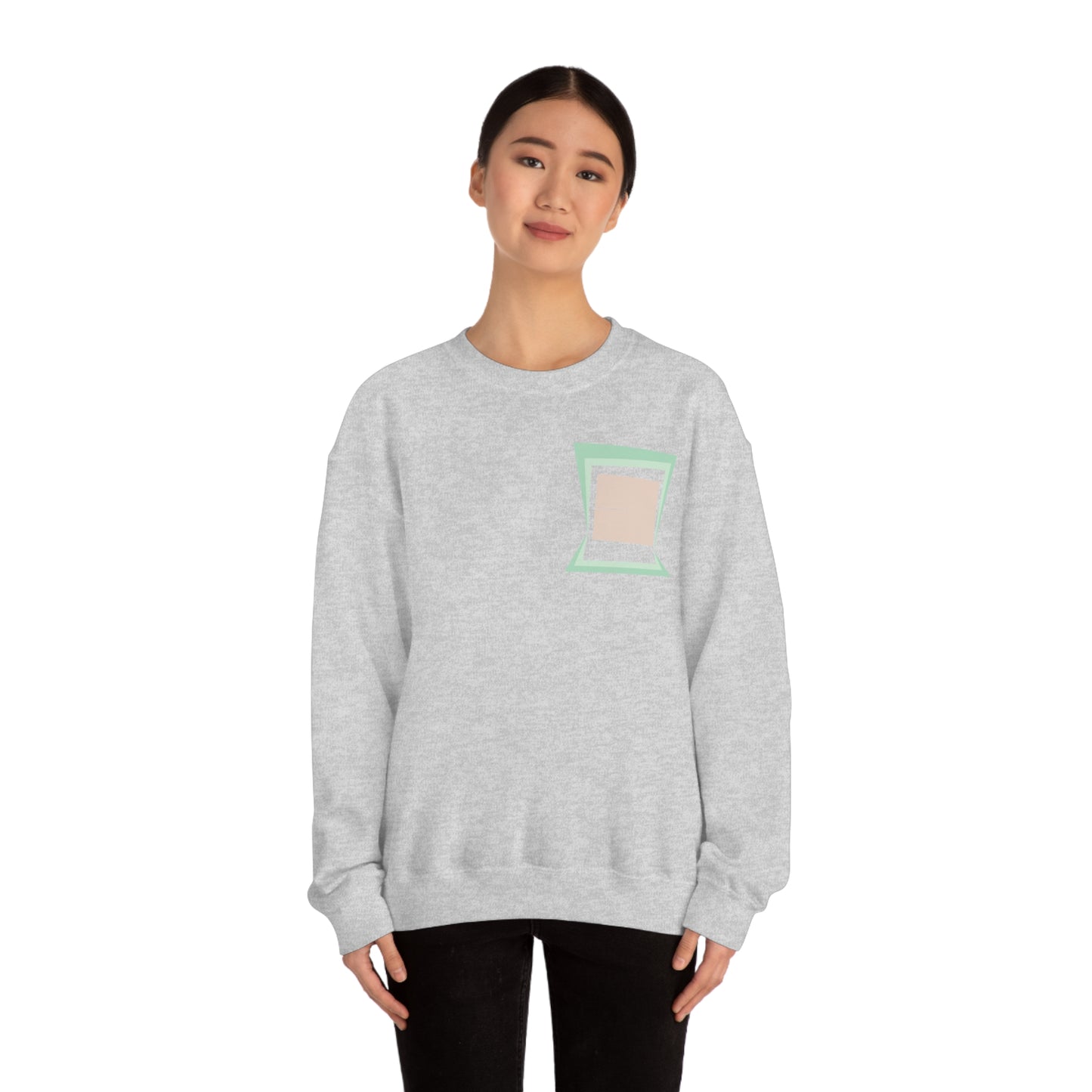 MINIMAL SHAPES 100 - Unisex Heavy Blend™ Crewneck Sweatshirt