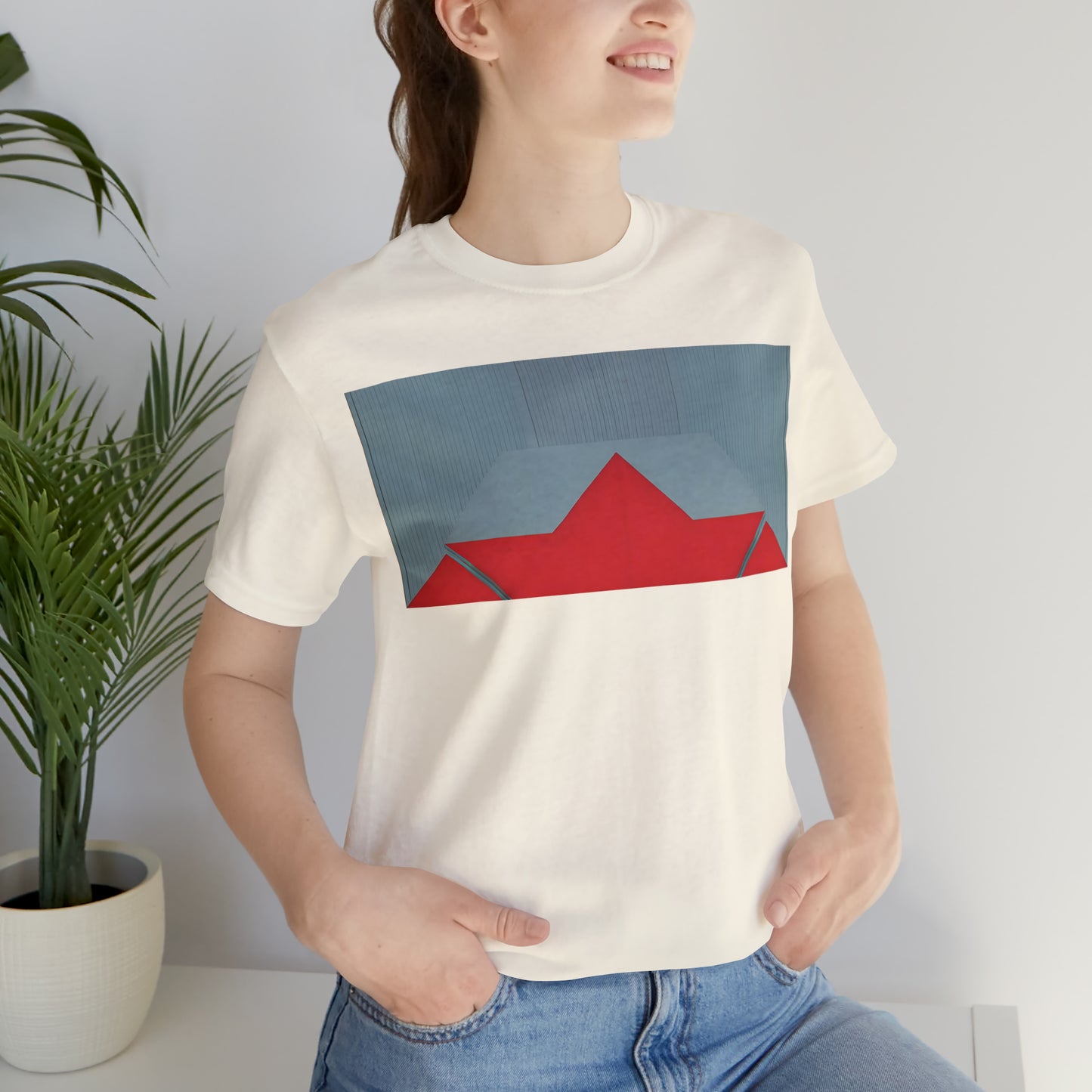 ABSTRACT SHAPES 101 MIRROR - Unisex Jersey Short Sleeve Tee