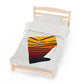 MINIMAL SUNSET 102 - Velveteen Plush Blanket