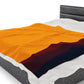 MINIMAL SUNSET 101 - Velveteen Plush Blanket