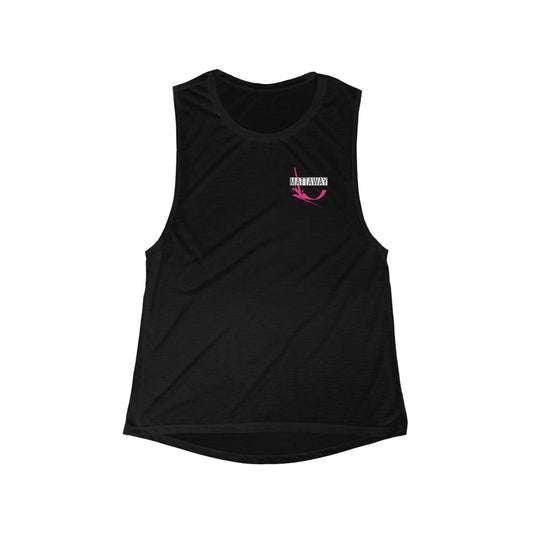 PINK SHAPE 101 - Women's Flowy Scoop Muscle Tank