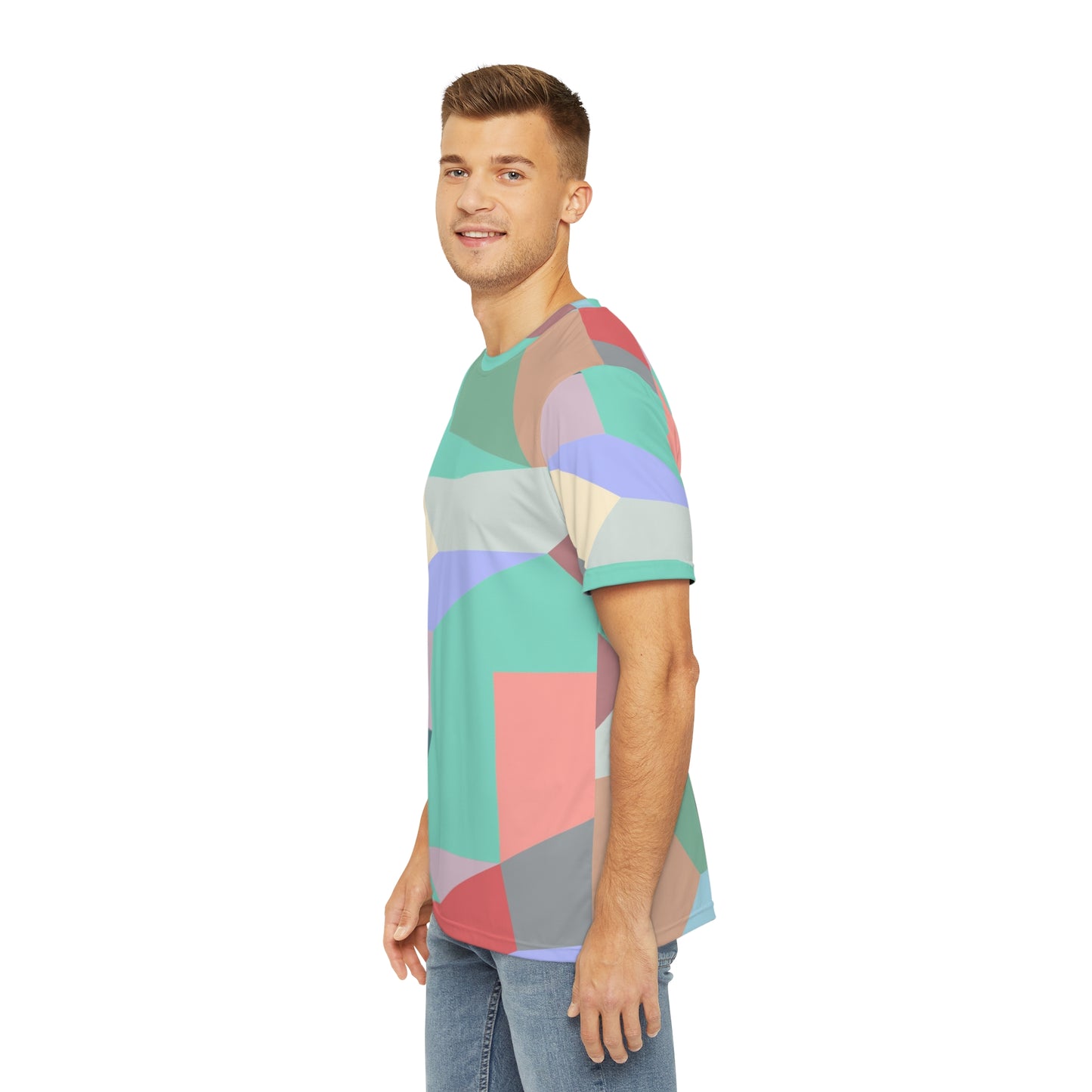 MINT GEODES 100101 - All Over Print Men's Polyester Tee (AOP)
