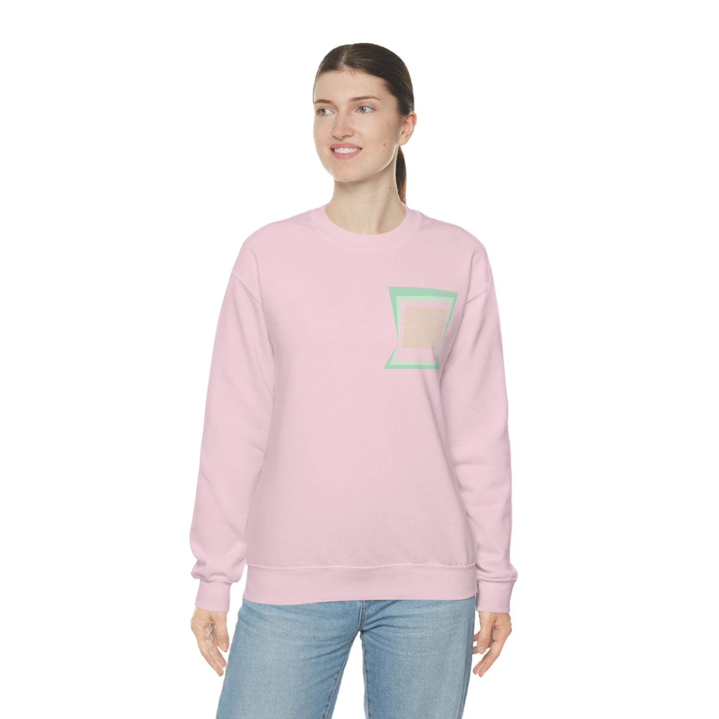 MINIMAL SHAPES 100 - Unisex Heavy Blend™ Crewneck Sweatshirt