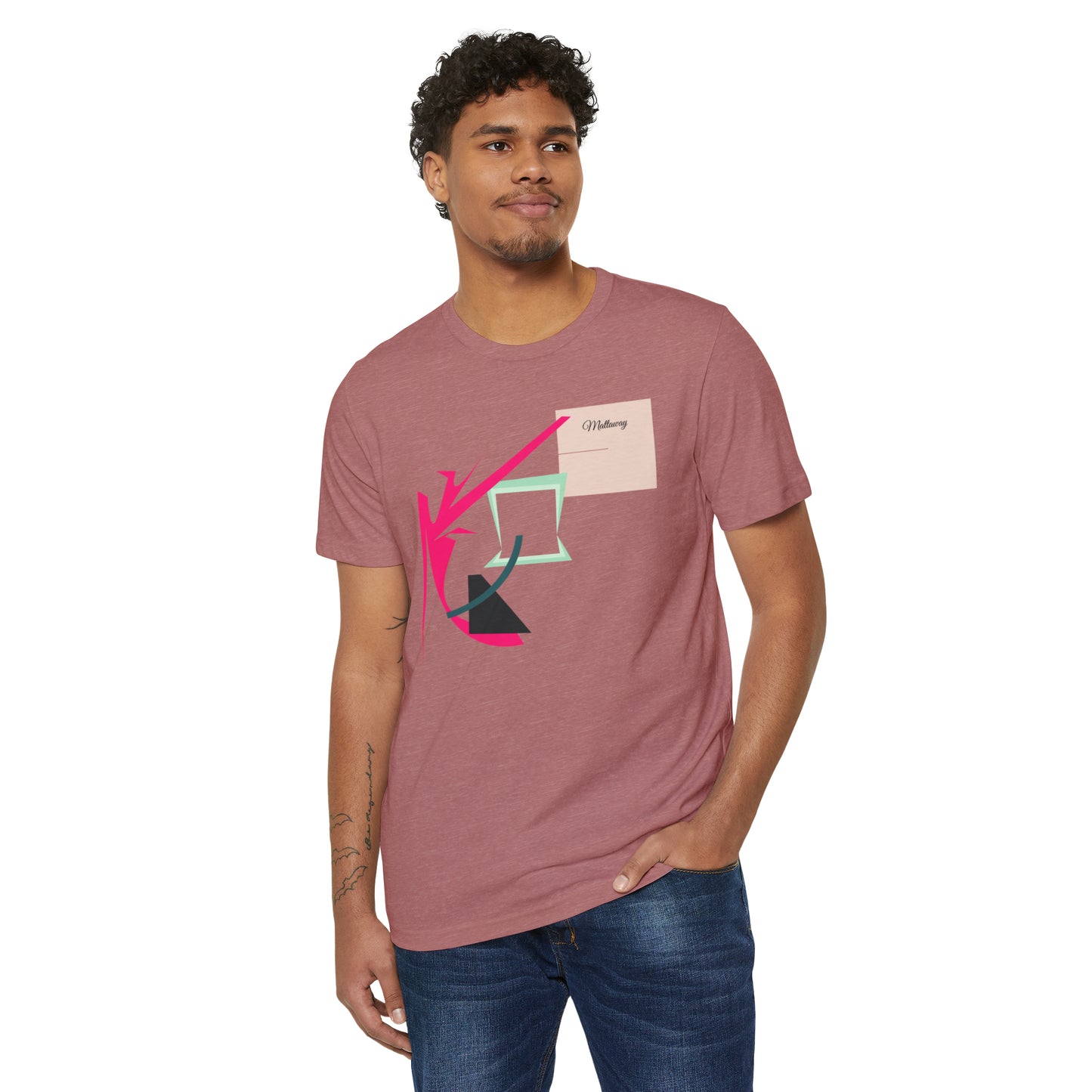 MINIMAL SHAPES 105 - Unisex Recycled Organic T-Shirt