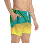 TROPICAL MINIMAL 101 - Swim Trunks (AOP)