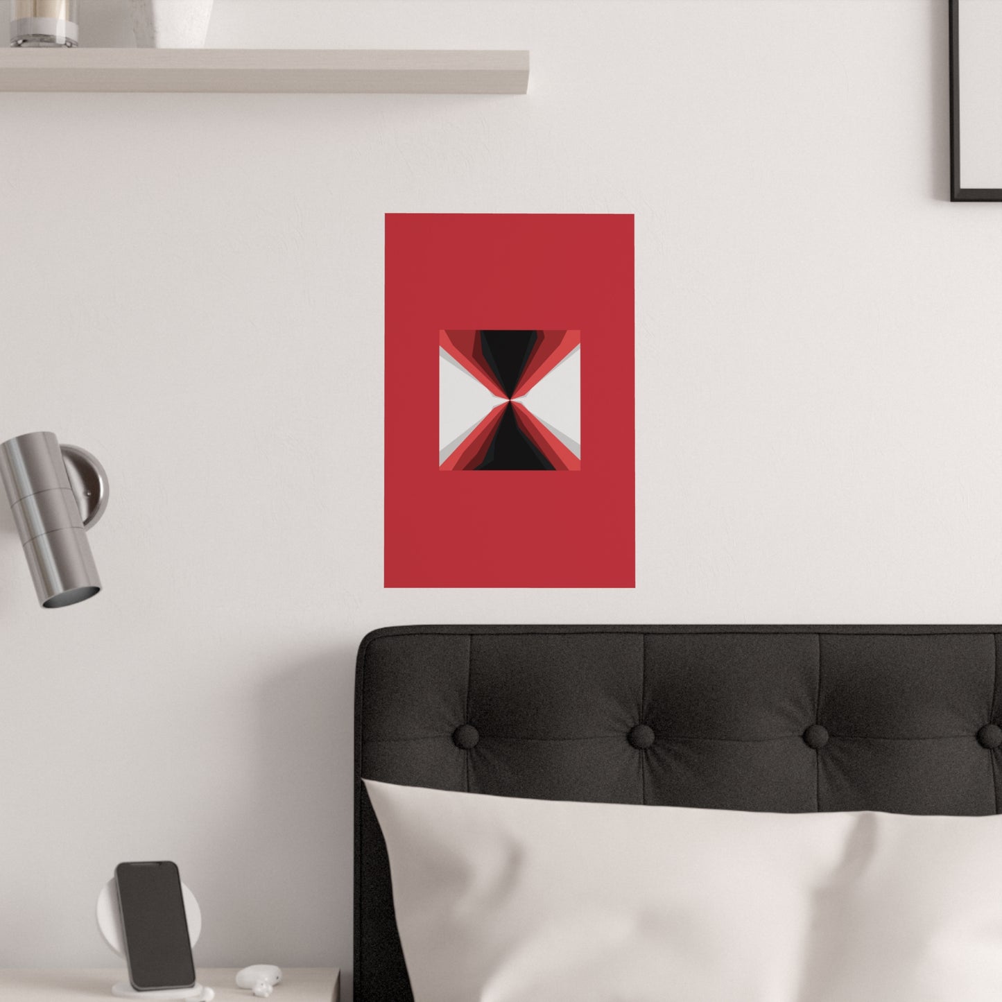 RED PORTAL 101 RED - Satin Poster (210gsm)