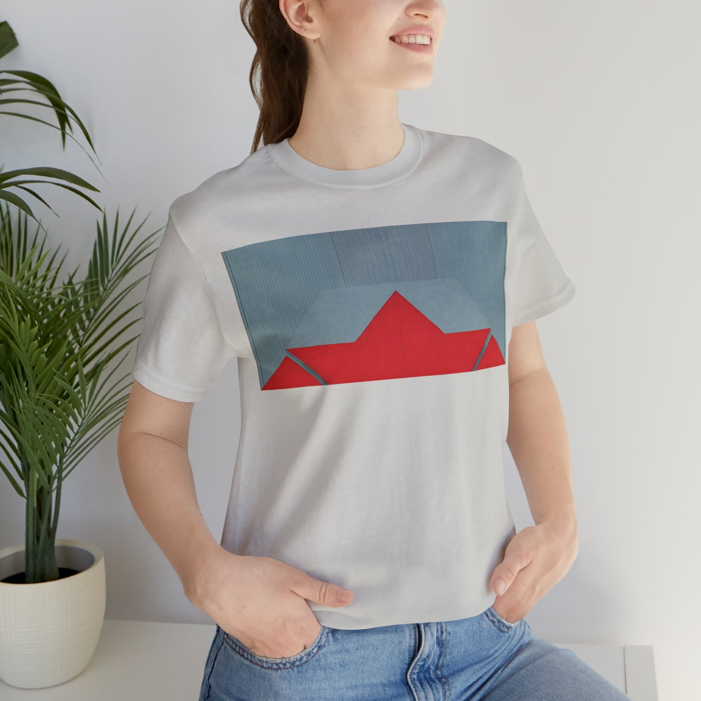 ABSTRACT SHAPES 101 MIRROR - Unisex Jersey Short Sleeve Tee