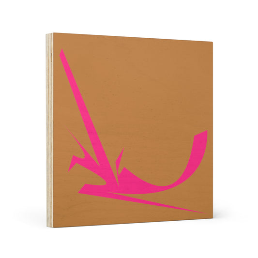 PINK SHAPE TAN 101 - Wood Canvas