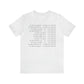 FASHIONABLE MIRROR 100101 - Unisex Jersey Short Sleeve Tee