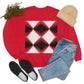 RED PORTAL PATTERN 101 - Unisex Heavy Blend™ Crewneck Sweatshirt