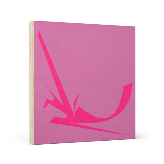 PINK SHAPE PINK 101 - Wood Canvas